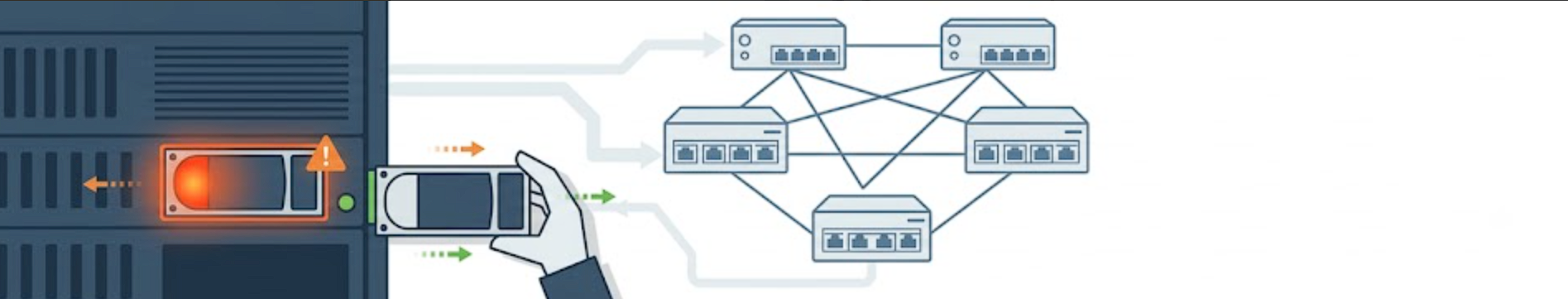 Featured image of post vSAN 更换故障磁盘完整流程：FTT=1 未启用去重环境下的不停机换盘指南